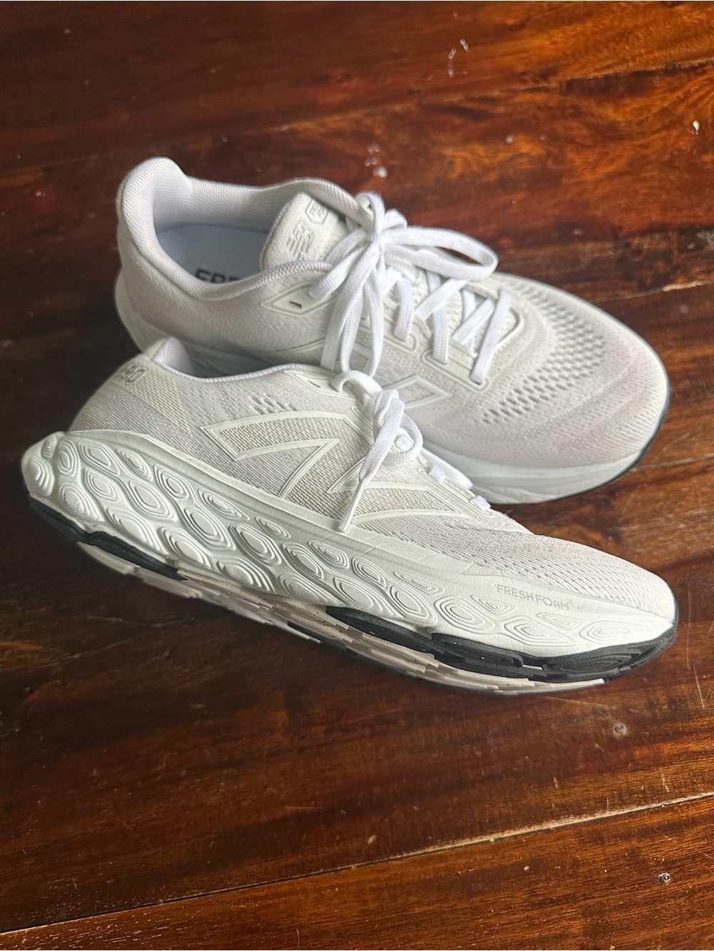 New Balance Women's White Athletic Running Sneakers